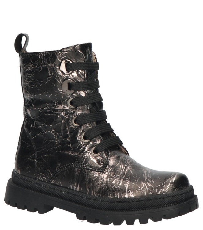 Shoesme Shoesme veterboot <span>NT24W007-J</span> Black Silver Shoesme veterboot <span>NT24W007-J</span> NT24W007-J grijs - www.bremmerschoenen.pro - Bremmer Schoenen