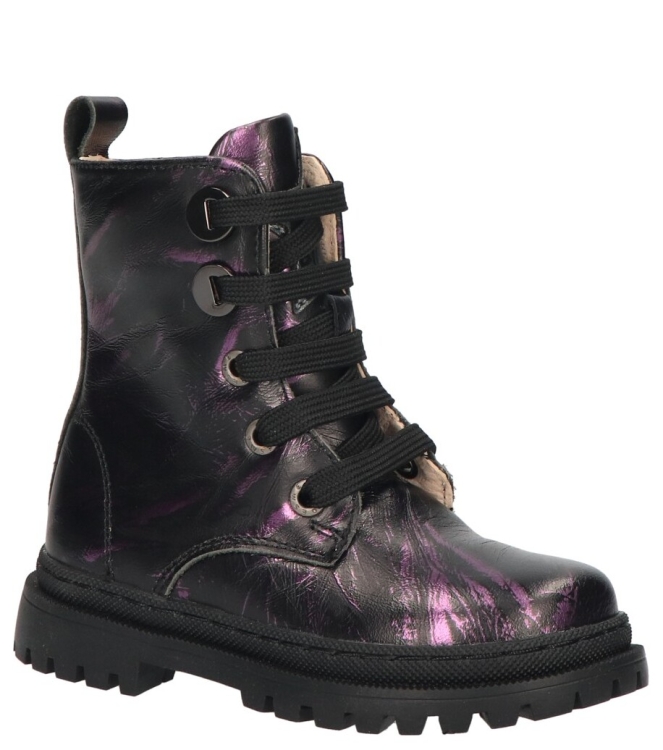 Shoesme Shoesme veterboot <span>NT24W007-F</span> Purple black Shoesme veterboot <span>NT24W007-F</span> NT24W007-F zwart - www.bremmerschoenen.pro - Bremmer Schoenen