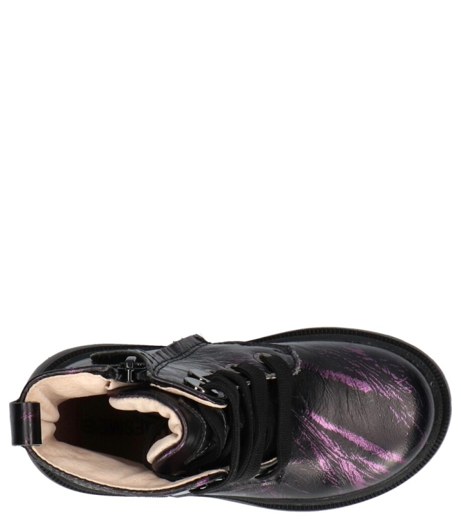 Shoesme Shoesme veterboot <span>NT24W007-F</span> Purple black Shoesme veterboot <span>NT24W007-F</span> NT24W007-F zwart - www.bremmerschoenen.pro - Bremmer Schoenen