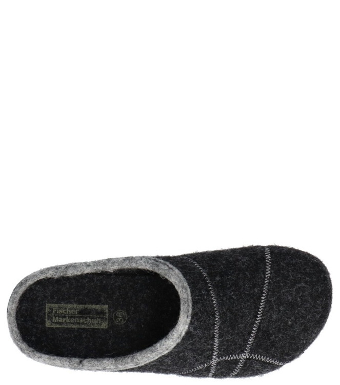Fischer Fischer pantoffel <span>205601 205</span> 205 Antharazit Fischer pantoffel <span>205601 205</span> 205601 205 grijs - www.bremmerschoenen.pro - Bremmer Schoenen