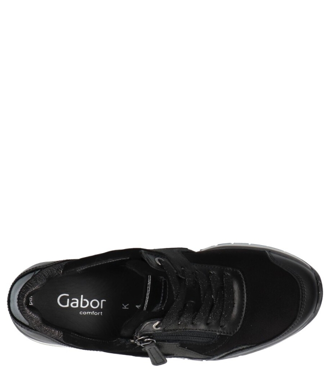 Gabor Gabor sneaker <span>56.306.67</span> 67 schwarz/asfalto Gabor sneaker <span>56.306.67</span> 56.306.67 zwart - www.bremmerschoenen.pro - Bremmer Schoenen