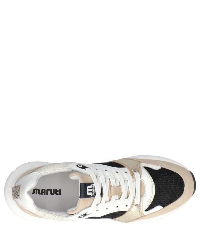 Maruti Maruti sneaker <span>66.1776.02 U42 Raven</span> U42 beige black white Maruti sneaker <span>66.1776.02 U42 Raven</span> 66.1776.02 U42 Raven meerkleurig - www.bremmerschoenen.pro - Bremmer Schoenen