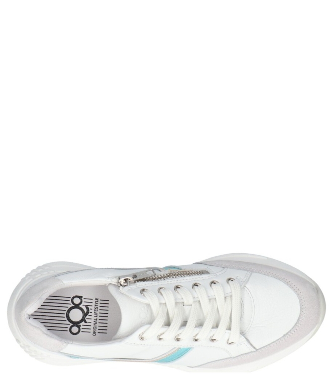 Aqa sneaker <span>A8726 A47A11</span> A8726 A47A11 wit - www.bremmerschoenen.pro - Bremmer Schoenen