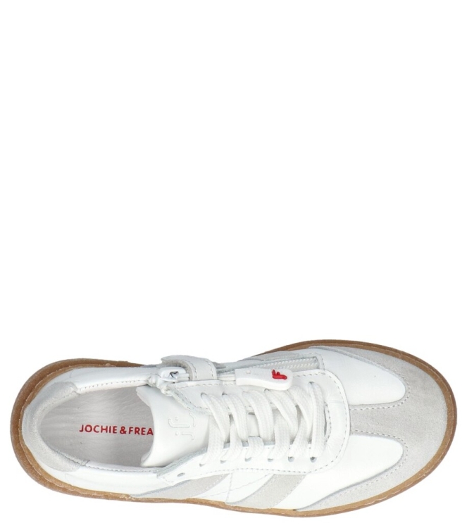 Jochie-Freaks sneaker <span>JF-25412 100 Eden</span> JF-25412 100 Eden wit - www.bremmerschoenen.pro - Bremmer Schoenen