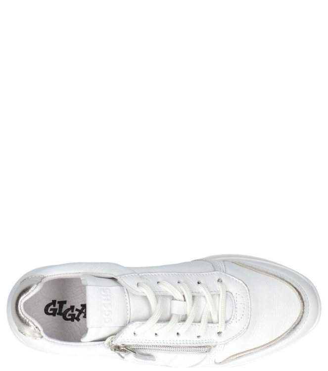 Giga Giga sneaker <span>G4371 A11B47</span> A11B47 velv. optic white lam. champ Giga sneaker <span>G4371 A11B47</span> G4371 A11B47 wit - www.bremmerschoenen.pro - Bremmer Schoenen