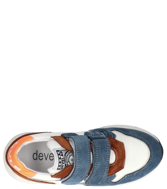 Develab Develab klittenbandschoen <span>41013 693</span> 693 Blue Combi Suede Develab klittenbandschoen <span>41013 693</span> 41013 693 blauw - www.bremmerschoenen.pro - Bremmer Schoenen