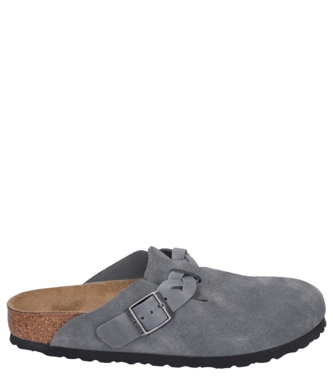 Birkenstock Birkenstock slipper <span>1029086 Boston</span> Basalt gray Birkenstock slipper <span>1029086 Boston</span> 1029086 Boston grijs - www.bremmerschoenen.pro - Bremmer Schoenen