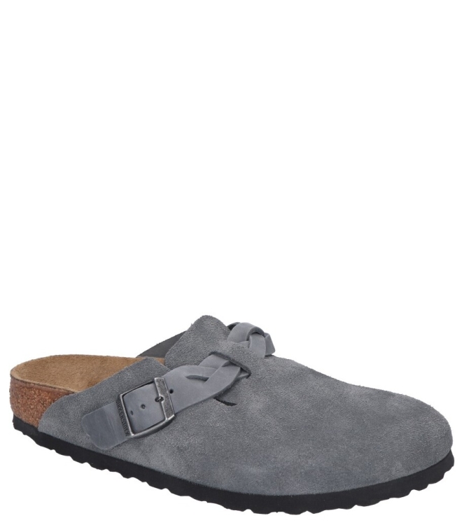 Birkenstock Birkenstock slipper <span>1029086 Boston</span> Basalt gray Birkenstock slipper <span>1029086 Boston</span> 1029086 Boston grijs - www.bremmerschoenen.pro - Bremmer Schoenen