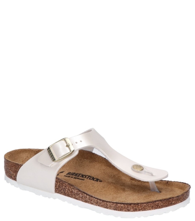 Birkenstock Birkenstock slipper <span>1029796 Gizeh</span> Electric metallic Pearl Birkenstock slipper <span>1029796 Gizeh</span> 1029796 Gizeh wit - www.bremmerschoenen.pro - Bremmer Schoenen