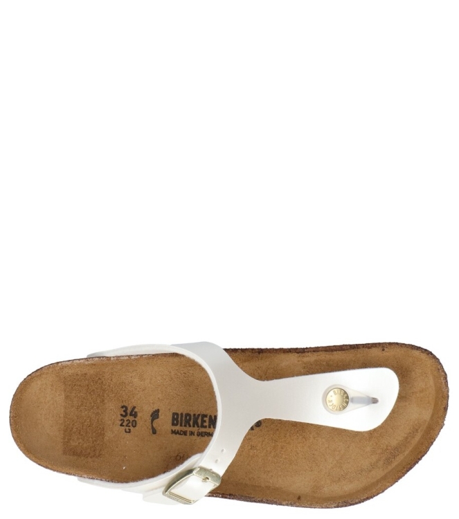 Birkenstock Birkenstock slipper <span>1029796 Gizeh</span> Electric metallic Pearl Birkenstock slipper <span>1029796 Gizeh</span> 1029796 Gizeh wit - www.bremmerschoenen.pro - Bremmer Schoenen