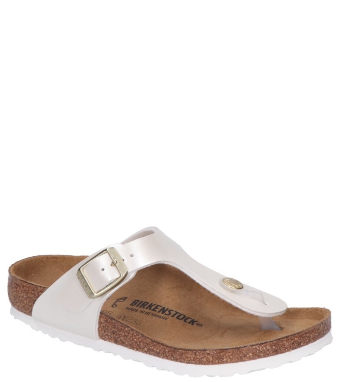 Birkenstock Birkenstock slipper <span>1029851 Gizeh</span> Electric metallic Pearl Birkenstock slipper <span>1029851 Gizeh</span> 1029851 Gizeh wit - www.bremmerschoenen.pro - Bremmer Schoenen