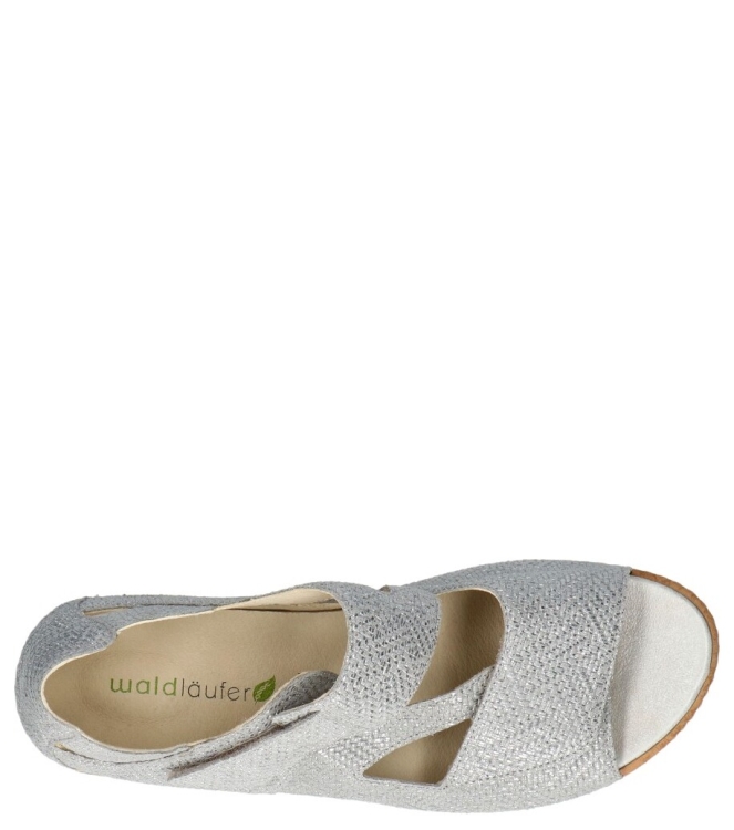 Waldlaufer sandaal <span>342025 100 211 Heliett</span> 342025 100 211 Heliett zilver - www.bremmerschoenen.pro - Bremmer Schoenen