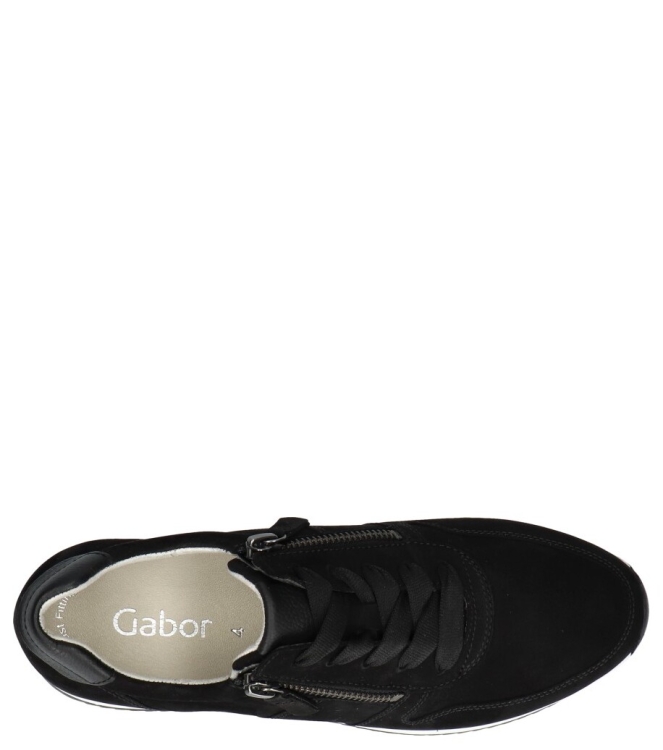 Gabor Gabor sneaker <span>63.420.17</span> 17 schwarz Gabor sneaker <span>63.420.17</span> 63.420.17 zwart - www.bremmerschoenen.pro - Bremmer Schoenen