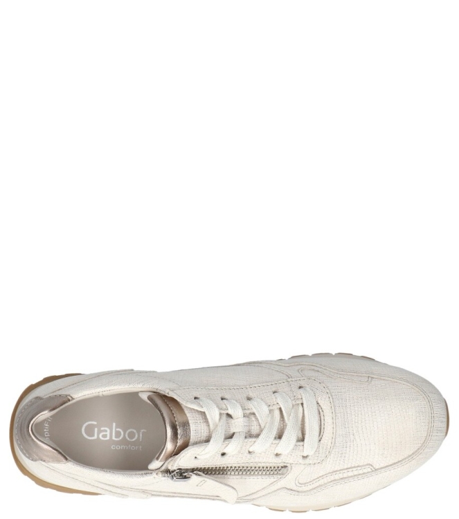 Gabor Gabor sneaker <span>66.378.80</span> 80 bianco/oro/puder Gabor sneaker <span>66.378.80</span> 66.378.80 beige - www.bremmerschoenen.pro - Bremmer Schoenen