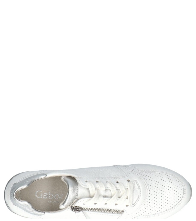 Gabor Gabor sneaker <span>66.528.50</span> 50 weiss/silber(perf) Gabor sneaker <span>66.528.50</span> 66.528.50 wit - www.bremmerschoenen.pro - Bremmer Schoenen