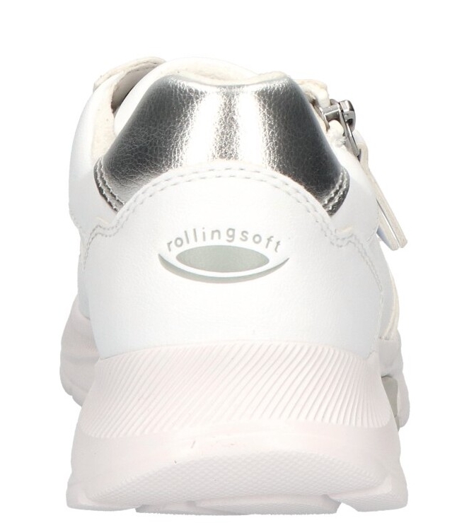 Gabor Gabor sneaker <span>66.927.10</span> 10 weiss/silber Gabor sneaker <span>66.927.10</span> 66.927.10 wit - www.bremmerschoenen.pro - Bremmer Schoenen