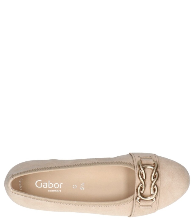 Gabor instapper <span>62.462.33</span> 62.462.33 beige - www.bremmerschoenen.pro - Bremmer Schoenen