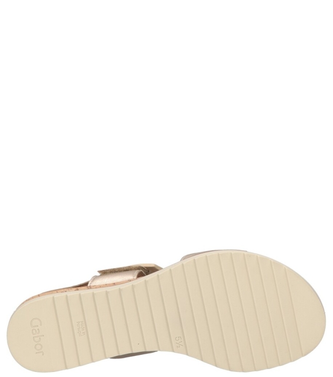 Gabor sandaal <span>62.752.83</span> 62.752.83 goud - www.bremmerschoenen.pro - Bremmer Schoenen