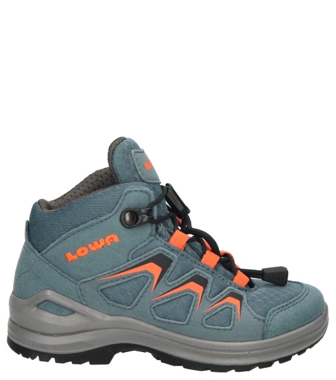 Lowa Lowa wandelschoen <span>LK641120-7553 Innox Evo GTX Qc Jr</span> 753 dark petrol/flame Lowa wandelschoen <span>LK641120-7553 Innox Evo GTX Qc Jr</span> LK641120-7553 Innox Evo GTX Qc Jr blauw - www.bremmerschoenen.pro - Bremmer Schoenen