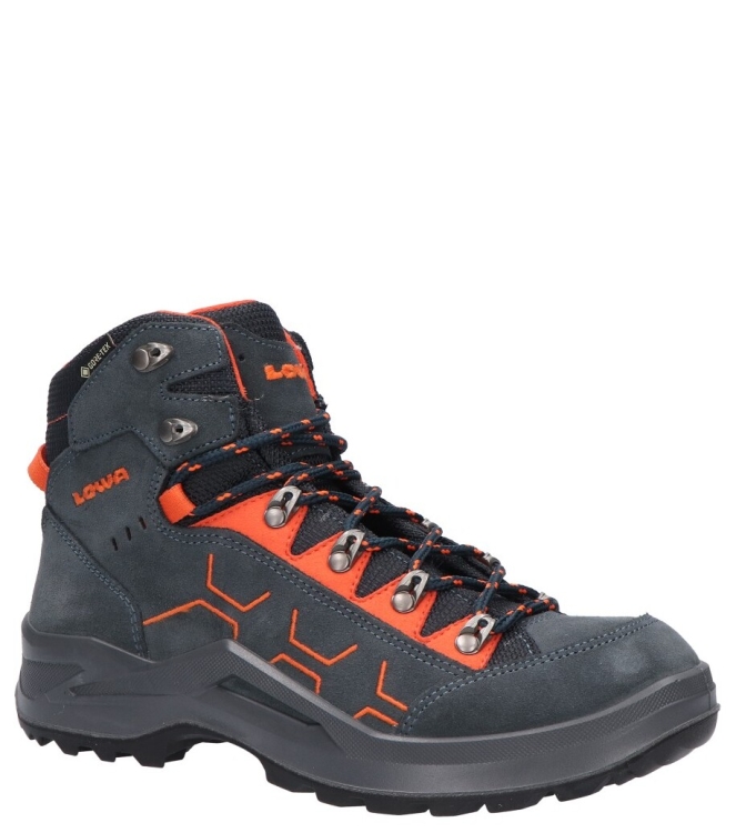 Lowa Lowa wandelschoen <span>LK651050-7920 Kody Evo GTX Mid Jr</span> 7920 Steelblue/orange Lowa wandelschoen <span>LK651050-7920 Kody Evo GTX Mid Jr</span> LK651050-7920 Kody Evo GTX Mid Jr blauw - www.bremmerschoenen.pro - Bremmer Schoenen