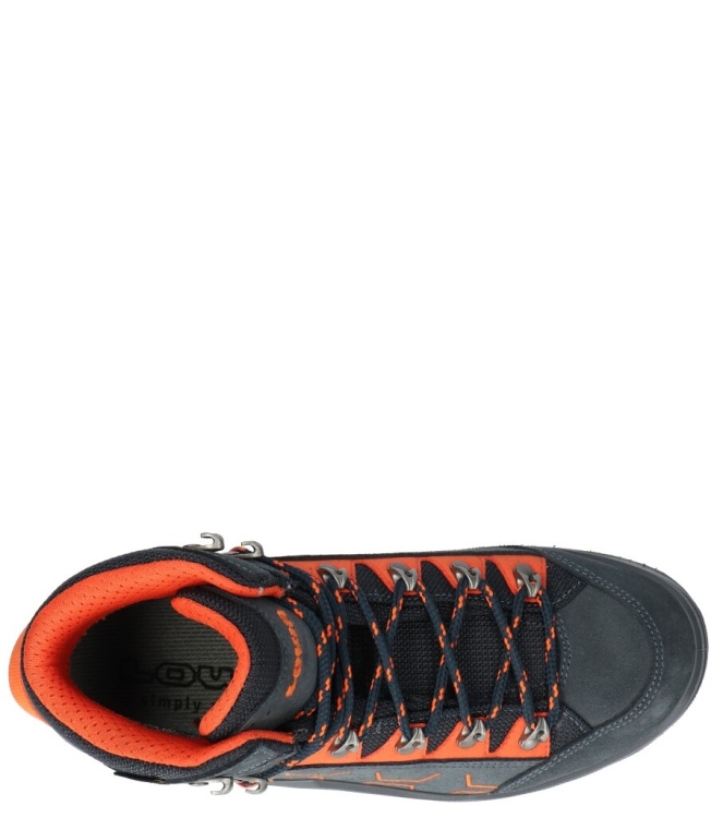 Lowa Lowa wandelschoen <span>LK651050-7920 Kody Evo GTX Mid Jr</span> 7920 Steelblue/orange Lowa wandelschoen <span>LK651050-7920 Kody Evo GTX Mid Jr</span> LK651050-7920 Kody Evo GTX Mid Jr blauw - www.bremmerschoenen.pro - Bremmer Schoenen