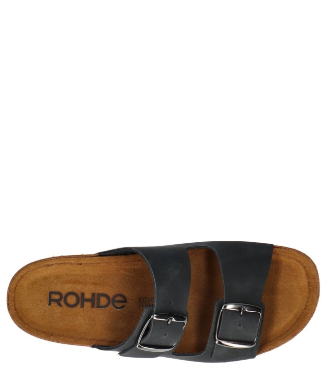 Rohde slipper <span>5856 90</span> 5856 90 zwart - www.bremmerschoenen.pro - Bremmer Schoenen