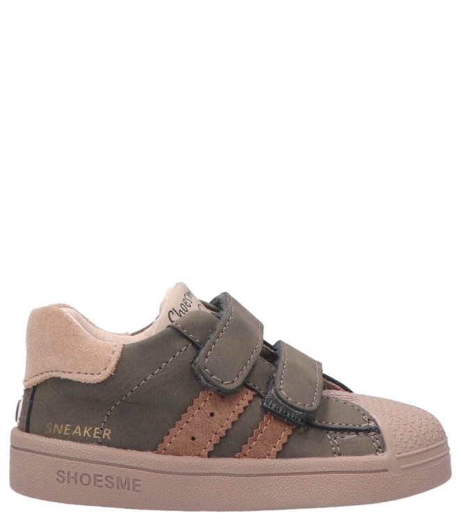 Shoesme Shoesme klittenbandschoen <span>BS24W001-B</span> dark green taupe Shoesme klittenbandschoen <span>BS24W001-B</span> BS24W001-B groen - www.bremmerschoenen.pro - Bremmer Schoenen