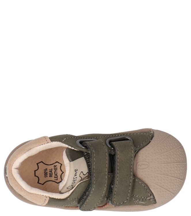 Shoesme Shoesme klittenbandschoen <span>BS24W001-B</span> dark green taupe Shoesme klittenbandschoen <span>BS24W001-B</span> BS24W001-B groen - www.bremmerschoenen.pro - Bremmer Schoenen