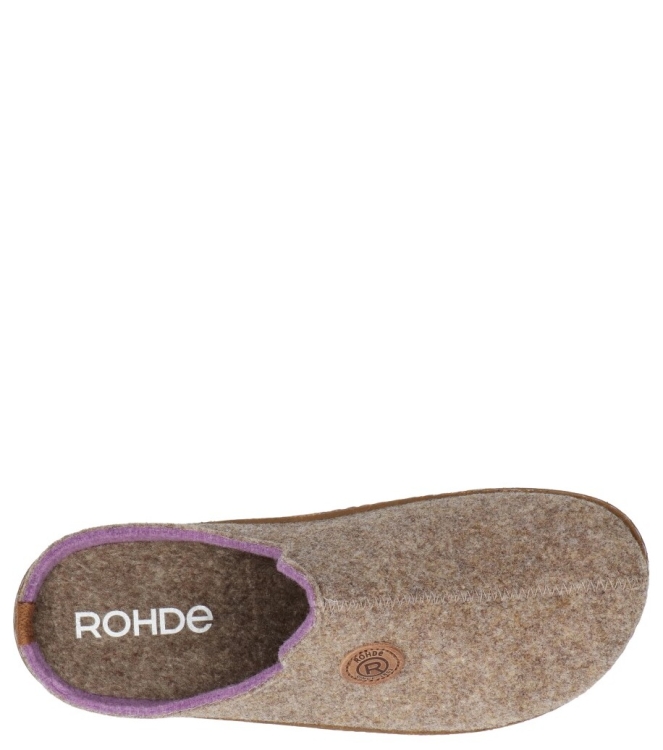 Rohde pantoffel <span>6120 17</span> 6120 17 beige - www.bremmerschoenen.pro - Bremmer Schoenen