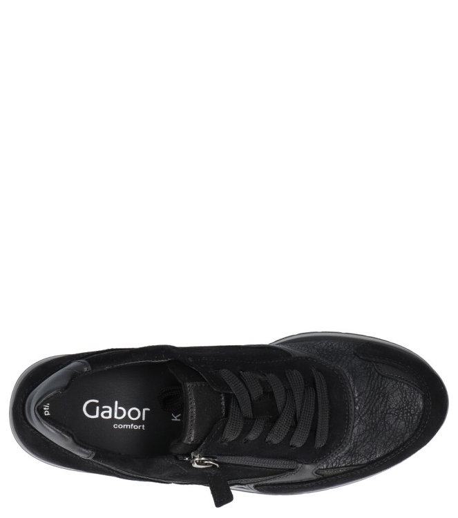 Gabor Gabor sneaker <span>76.305.67</span> 67 schwarz Gabor sneaker <span>76.305.67</span> 76.305.67 zwart - www.bremmerschoenen.pro - Bremmer Schoenen
