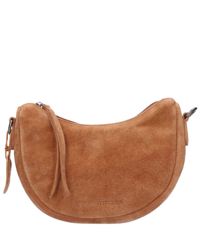 Hide en Stitches tas <span>24660 010 Camel</span> 24660 010 Camel cognac - www.bremmerschoenen.pro - Bremmer Schoenen