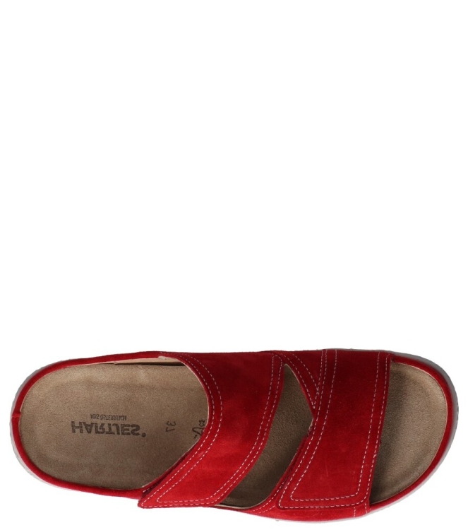 Hartjes Hartjes slipper <span>122.1222 27/00 Groove</span> 27/00 Hartjes slipper <span>122.1222 27/00 Groove</span> 122.1222 27/00 Groove rood - www.bremmerschoenen.pro - Bremmer Schoenen