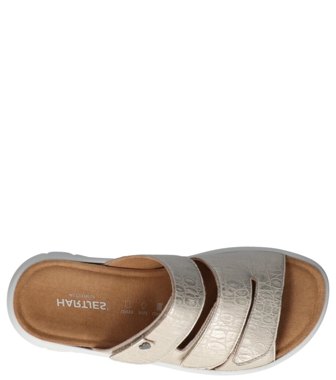 Hartjes Hartjes slipper <span>122.1801 40/40 Calypso</span> 40/40 Gold Hartjes slipper <span>122.1801 40/40 Calypso</span> 122.1801 40/40 Calypso goud - www.bremmerschoenen.pro - Bremmer Schoenen