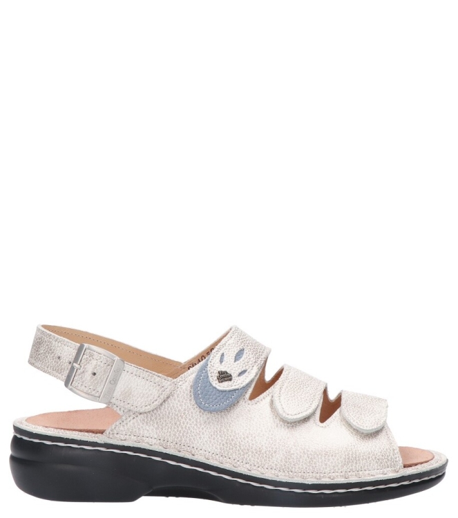 Finn Comfort sandaal <span>2557 903095 Saloniki</span> 2557 903095 Saloniki zilver - www.bremmerschoenen.pro - Bremmer Schoenen