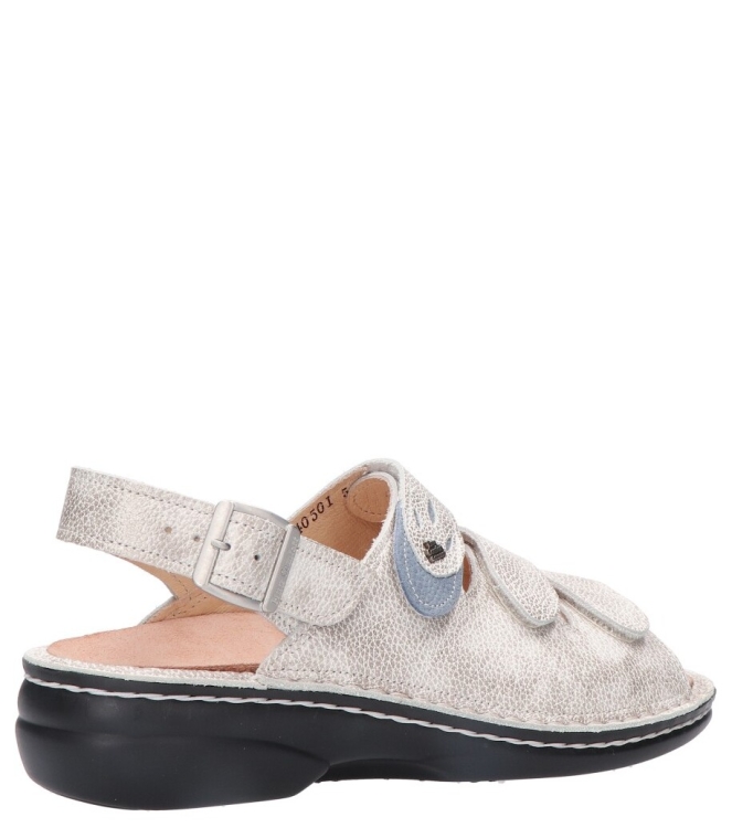 Finn Comfort sandaal <span>2557 903095 Saloniki</span> 2557 903095 Saloniki zilver - www.bremmerschoenen.pro - Bremmer Schoenen