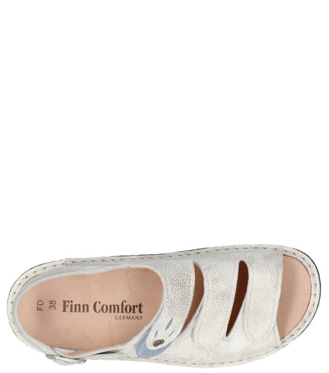 Finn Comfort sandaal <span>2557 903095 Saloniki</span> 2557 903095 Saloniki zilver - www.bremmerschoenen.pro - Bremmer Schoenen
