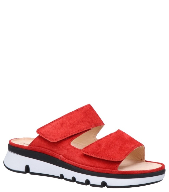Ganter slipper <span>200652 4100 Gianna</span> 200652 4100 Gianna rood - www.bremmerschoenen.pro - Bremmer Schoenen