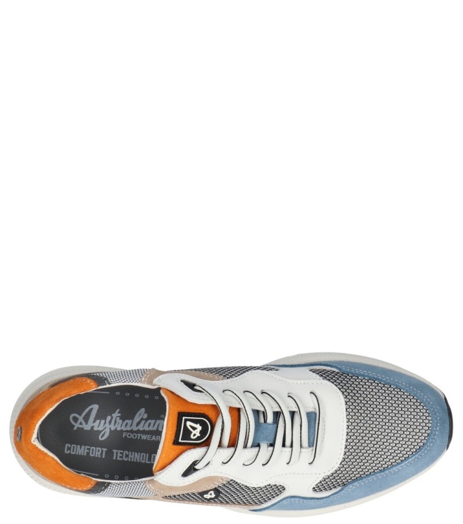 Australian Australian sneaker <span>15.1717.01 SLG Cadiz H blue</span> SLG blue beige orange Australian sneaker <span>15.1717.01 SLG Cadiz H blue</span> 15.1717.01 SLG Cadiz H blue blauw - www.bremmerschoenen.pro - Bremmer Schoenen