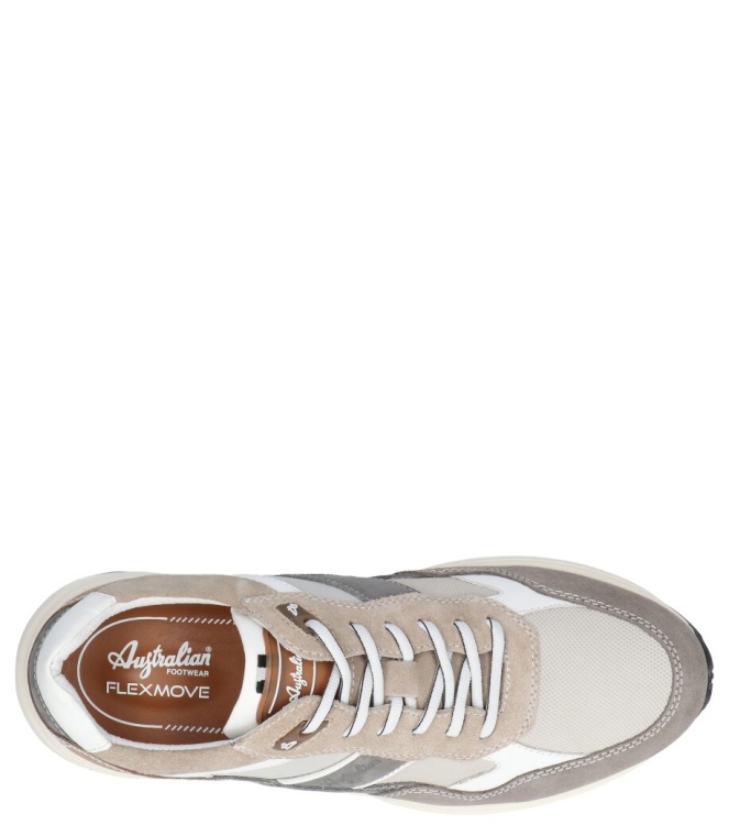 Australian Australian sneaker <span>15.1688.03 K15 Grants grey leather</span> K15 grey beige white Australian sneaker <span>15.1688.03 K15 Grants grey leather</span> 15.1688.03 K15 Grants grey leather grijs - www.bremmerschoenen.pro - Bremmer Schoenen