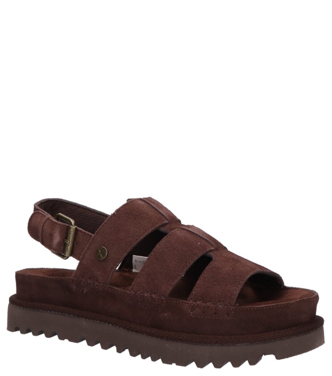 Warmbat sandaal <span>36WNL311065-61 Wenlock</span> 36WNL311065-61 Wenlock bruin - www.bremmerschoenen.pro - Bremmer Schoenen