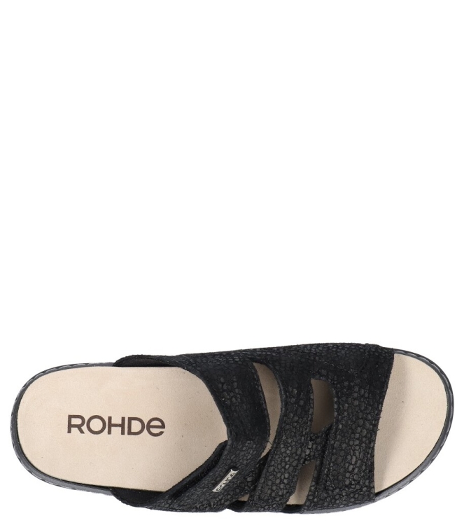 Rohde Rohde slipper <span>5221 90</span> 90 black Rohde slipper <span>5221 90</span> 5221 90 zwart - www.bremmerschoenen.pro - Bremmer Schoenen