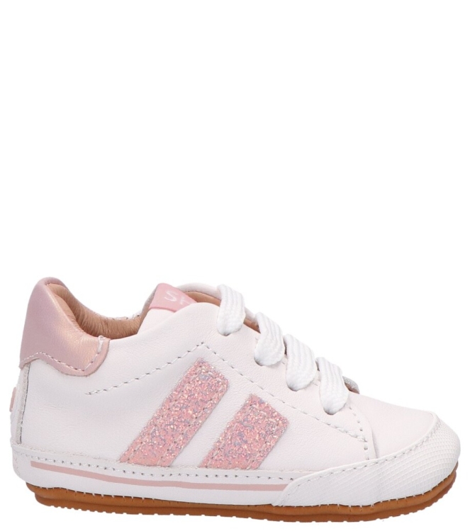Shoesme Shoesme babyschoen <span>BP26S021-G</span> white pink glitterw Shoesme babyschoen <span>BP26S021-G</span> BP26S021-G wit - www.bremmerschoenen.pro - Bremmer Schoenen