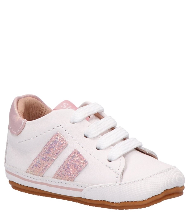 Shoesme Shoesme babyschoen <span>BP26S021-G</span> white pink glitterw Shoesme babyschoen <span>BP26S021-G</span> BP26S021-G wit - www.bremmerschoenen.pro - Bremmer Schoenen