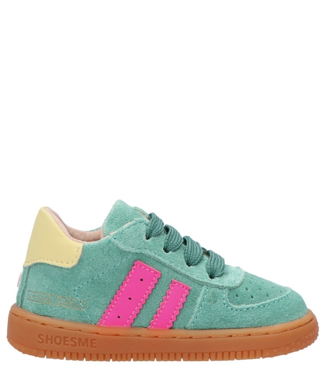 Shoesme Shoesme babyschoen <span>BN26S002-L</span> green pink Shoesme babyschoen <span>BN26S002-L</span> BN26S002-L groen - www.bremmerschoenen.pro - Bremmer Schoenen