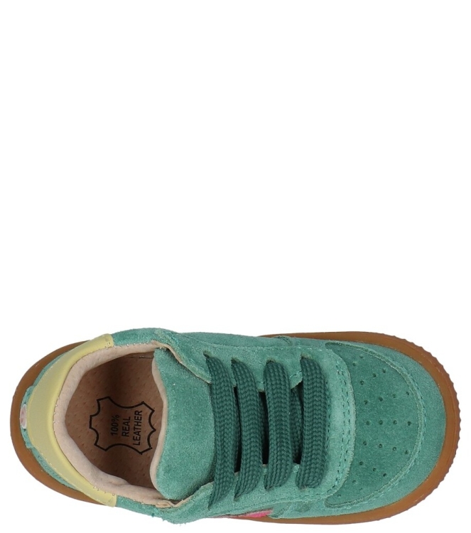 Shoesme Shoesme babyschoen <span>BN26S002-L</span> green pink Shoesme babyschoen <span>BN26S002-L</span> BN26S002-L groen - www.bremmerschoenen.pro - Bremmer Schoenen