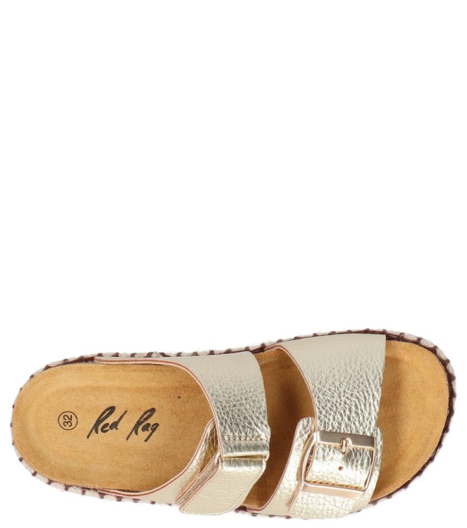 Red Rag slipper <span>18050 351</span> 18050 351 goud - www.bremmerschoenen.pro - Bremmer Schoenen