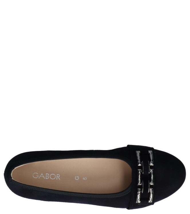 Gabor ballerina <span>82.465.46</span> 82.465.46 blauw - www.bremmerschoenen.pro - Bremmer Schoenen