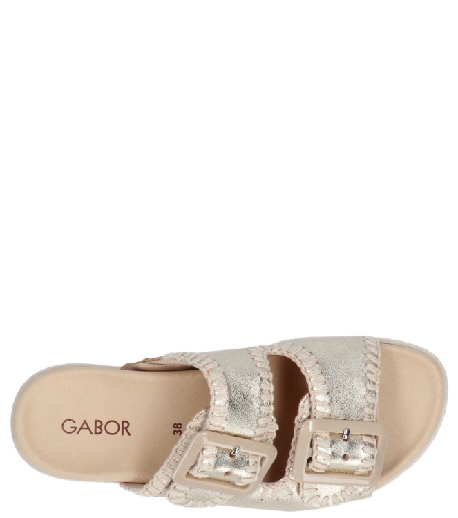 Gabor slipper <span>83.741.62</span> 83.741.62 goud - www.bremmerschoenen.pro - Bremmer Schoenen