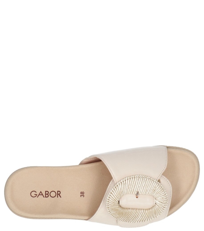 Gabor slipper <span>83.742.22</span> 83.742.22 beige - www.bremmerschoenen.pro - Bremmer Schoenen