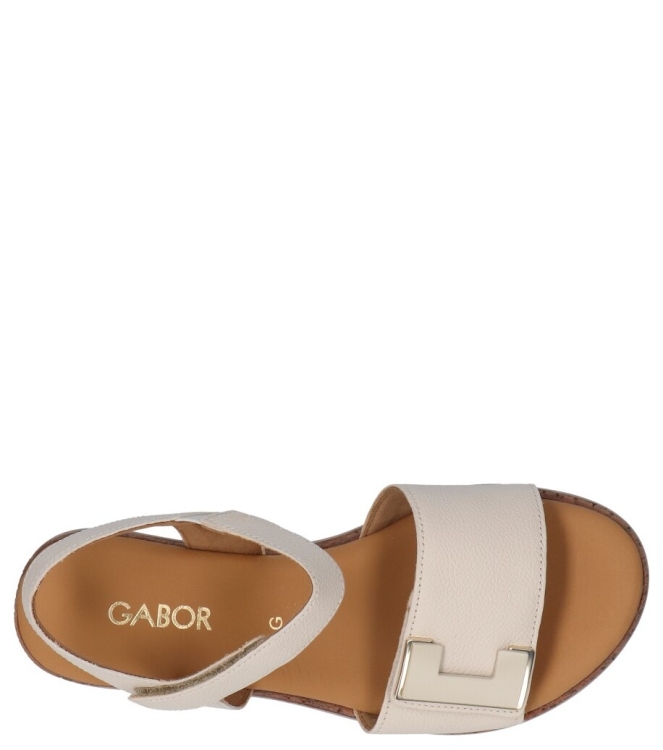 Gabor Gabor sandaal <span>82.700.52</span> 52 creme (uni+gold) Gabor sandaal <span>82.700.52</span> 82.700.52 wit - www.bremmerschoenen.pro - Bremmer Schoenen